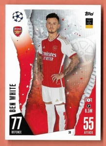 Topps Match Attax 2023-2024 CARD N.30	Ben White	Arsenal	Base card - Picture 1 of 1