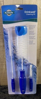 Drinkwell Pet Cat Dog Fuente de Agua Kit de Limpieza de 3 Cepillos Foto 1 de 3