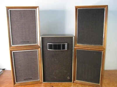 Vintage Panasonic RD-9250 & RE-7070 5 Speaker System air suspension - Image 1 of 4