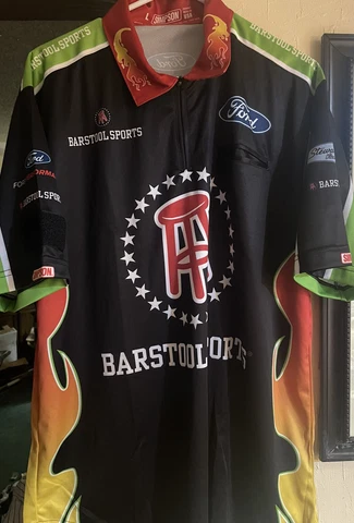 Barstool Sports Racing Clint Bowyer Pitcrew Shirt Unleash The Dragon Ford NASCAR Cover