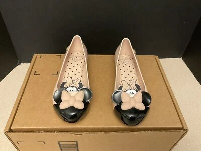 ¡Nuevo! Mini zapatos planos Melissa Minnie Mouse para niñas jóvenes. Talla 1Y. Bonitos zapatos!!! Foto 1 de 4
