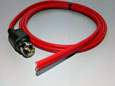 Avtex TV 3 pines plomo de alimentación 12 V, enchufe para cigarrillos, adaptadores de 1 m, 2 m, 3 m, 5 m y principales