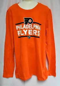 Boys Girls Kids Youth Philadelphia Flyers NHL Hockey Long Sleeve Tee T Shirt - Picture 1 of 3