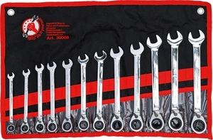 BGS DIY Ratcheting Combination Spanner Set | Reversible | SW 8 - 19... - Picture 1 of 6