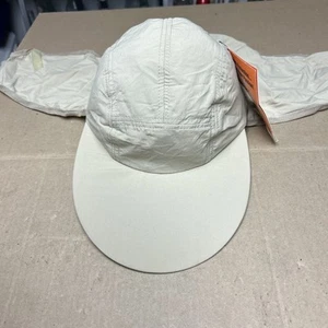 VINTAGE der ultimative Hut lang geschmeidig 5 Panel Kordelzug hergestellt in den USA Nackenschutz - Bild 1 von 18