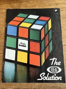 1981 Rubiks Cube The Solution Booklet Ideal Toy Corporation How To Solve Win - Picture 1 of 3
