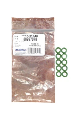 ACDelco 15-31948 Green O-Ring 88997078 Set of Ten (10) 1531948 - Image 1 of 2