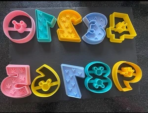 Disney Numbers 0-9 Cookie Cutter/mould - Picture 1 of 2