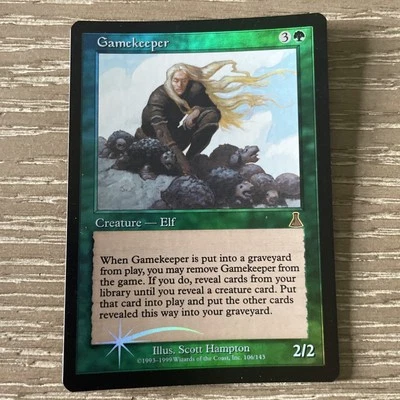 GAMEKEEPER Foil  1999 Urza's Destiny MTG  NM  Magic: The Gathering - Image 1 of 2