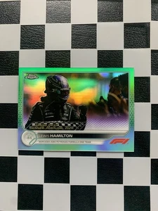 2022 Topps Chrome Formula 1 Grand Prix Winners Lewis Hamilton Green /99 Mercedes - Bild 1 von 2