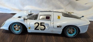 Jouef Evolution No Box 1/18 1967 Ferrari 330 P4 white NART #25 - Picture 1 of 13