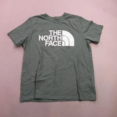 Camisa pulóver North Face para mujer mediana manga corta cuello redondo verde ligero Foto 1 de 4