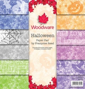 Woodware Double-Sided Paper Pad 8"X8" 24/Pkg-Halloween By Francoise Read 5A002B5 - Picture 1 of 10