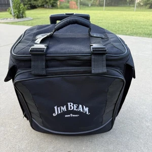 Borsa termica arrotolabile di marca 12 bottiglie isolata vino liquore limousine tote Jim Beam - Foto 1 di 16