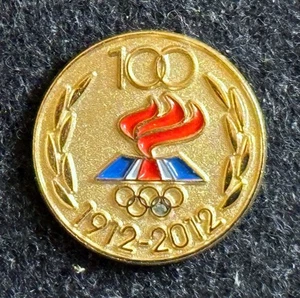 London 2012 Summer Olympics - 100th Anniversary pin from the Icelandic NOC - Picture 1 of 2