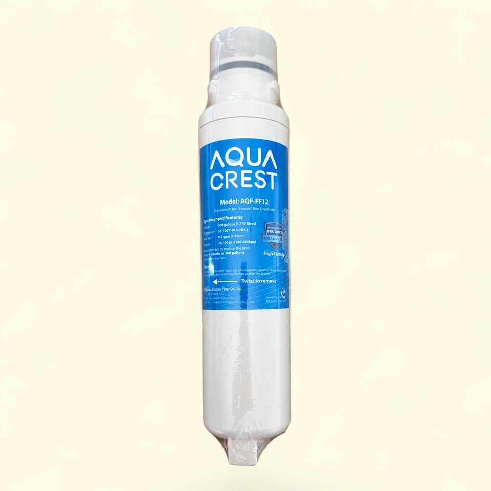 Refrigerator water filter Aqua Crest (AQF-FF12) replacement for Daewoo Sealed - Image 1 of 2