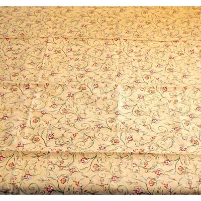 Cotton Fabric Yellow Floral Cluster Vines Legacy Studio 43x25 Quilting Sewing - Image 1 of 4