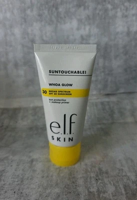 Elf SKIN Suntouchable Whoa Glow FPS 30 Protector Solar Primer Luz Solar Exp 12/2025 Foto 1 de 3