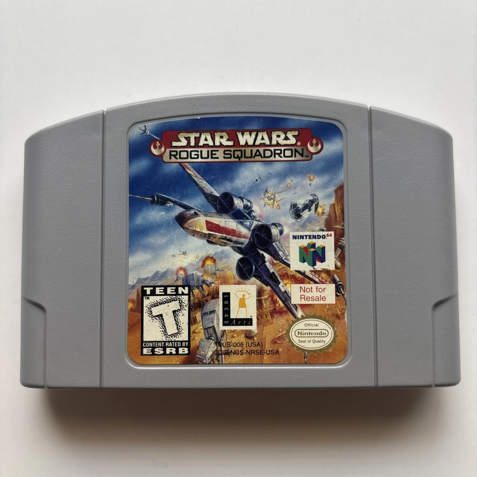 Star Wars Rogue Squadron NFR Not For Resale Nintendo 64 N64 Authentic Kiosk Demo - Image 1 of 4