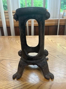 VINTAGE ANTIKER GUSSEISEN CHRISTBAUMSTÄNDER FÜR LEBENDE WEIHNACHTSBÄUME 2 1/4" STAMM - Bild 1 von 7