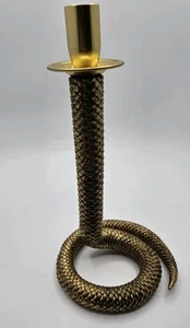 Candelabro de metal en forma de serpiente sin marca gótico Halloween decoración genial - Imagen 1 de 8