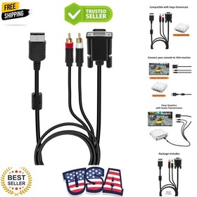 VGA AV Audio Video Cable for Sega Dreamcast