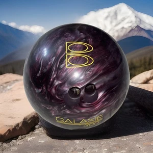 Vintage 2007 Brunswick™ GALAXIE 300 Purple Gray Swirl Vintage Rare Bowling Ball - Picture 1 of 24
