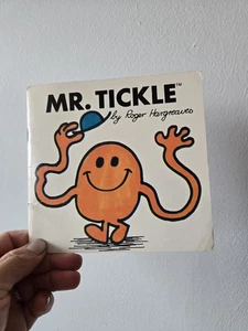 Vintage 1980 Mr. Tickle By Roger Hargreaves Illustrated - Imagen 1 de 5