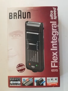 RARE Vintage Braun 6515 Flex Integral Ultra Speed Electric Shaver - NEW / SEALED - Picture 1 of 2