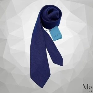 Corbata de lana púrpura lisa PAOLO ALBIZZATI hecha a mano en Italia 58’’- 2,5” nueva con etiquetas - Imagen 1 de 6