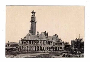 Vintage Postcard - c1900s - Fire Brigade Station, Melbourne. Vic. - Foto 1 di 2