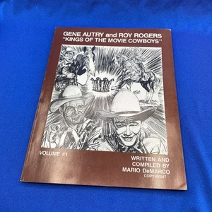 GENE AUTRY AND ROY ROGERS - KINGS OF THE MOVIE COWBOYS Volume #1 Mario DeMarco - Picture 1 of 3