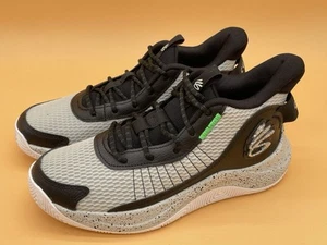 Größe 8,5 Herren/10 Damen Under Armour Curry 3Z7 Basketballschuhe schwarz grün belüftet - Bild 1 von 7