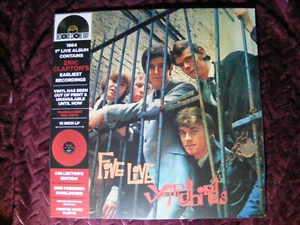 THE YARDBIRDS - THE 5 LIVE YARDBIRDS RED VINYL LP RECORD STORE DAY CLAPTON - Picture 1 of 8