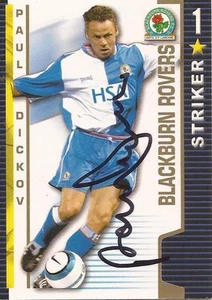 TARJETA COLECCIONABLE PAUL DICKOV FIRMADA BLACKBURN 2004/2005 SHOOT OUT + CERTIFICADO DE AUTENTICIDAD - Imagen 1 de 1