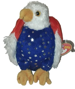 Ty Beanie Baby FREE the Eagle TY Store Version 5,5 Zoll NEU MWMTs Plüschtier Stofftier - Bild 1 von 8