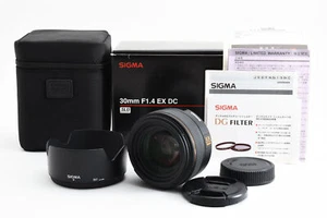 Lente SIGMA 30 mm F1,4 EX DC HSM para montaje Nikon F con caja [casi como nueva] #2082283A - Imagen 1 de 12