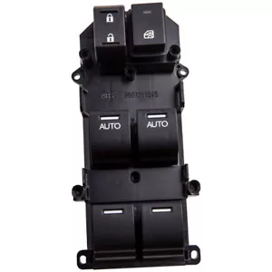 Interruptor de puerta de ventana eléctrica negro delantero izquierdo para Acura TSX 2009-2014 35750TL2A12 - Imagen 1 de 10