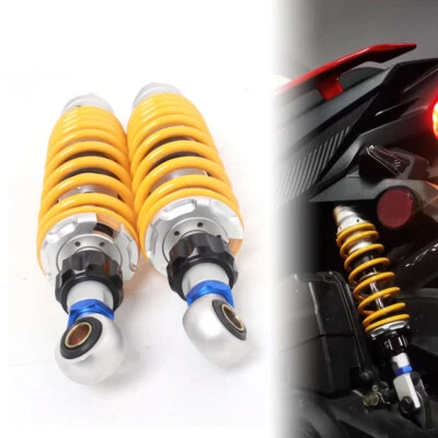 1Pair 320mm 12.59''  Motorcycle Rear Shock Absorber Air Suspension Universal - Imagen 1 de 4