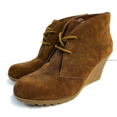 Ботинки на танкетке White Mountain Icon размер 9 М замшевые каштановые коричневые 3 дюйма женские - Изображение 1 из 4