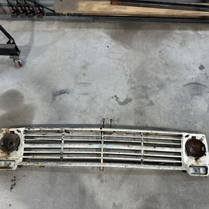 1967-72Ford F100 Steel Grille F250 Painted White 68 69 70 71 72 OEM Patina - Picture 1 of 15
