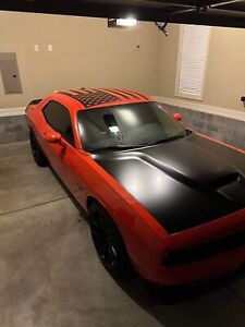LARGE AMERICAN FLAG  Compatible with Dodge Challenger ROOF   2 styles Available 