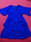 City Chic :: Women's Blue Sleeve Summer Dress : Size 16 [s] : Gorgeous