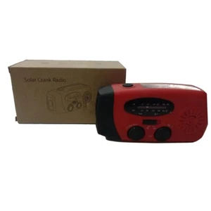 Hand Crank Survival USB FMAMNOAA WB Radio with Flashlight and USB Charging - Photo 1/13
