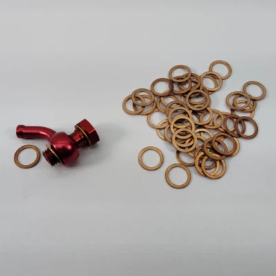 GAZOOBIKE 10 Joint Rondelle Cuivre pour Banjo Freinage Moto Universel NEUF