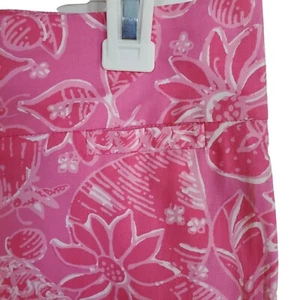 Lilly Pulitzer Gr. 4 Capri Hose Palm Beach Fit Rosa Nina Pina Print Cropped  - Bild 1 von 12