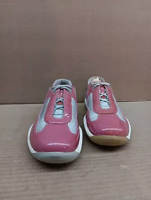 Prada Calzature Donna W Style- Pr3163, Pink/argento, Eur Sz 40.5/ Sz 8 - Image 1 of 4