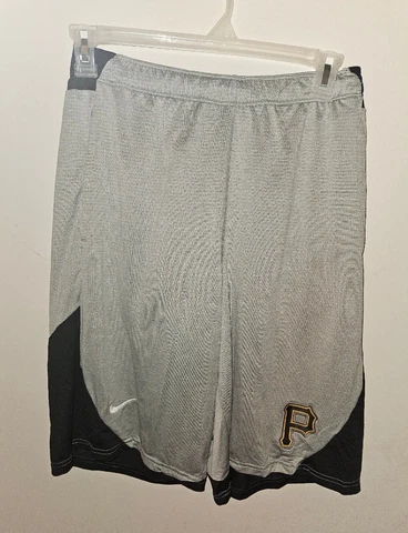 Nike MLB Genuine Pittsburgh Pirates Athletic Shorts Mens Size Medium M Cover