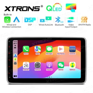 Linux Autoradio 2 DIN 10.1" QLED Display Einstellbarer CarPlay DSP Android Auto - Bild 1 von 16