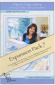Edge-To-Edge Quilting On Your Embroidery Machine Expansion Pack 7 by Amelie Scot - Picture 1 of 6